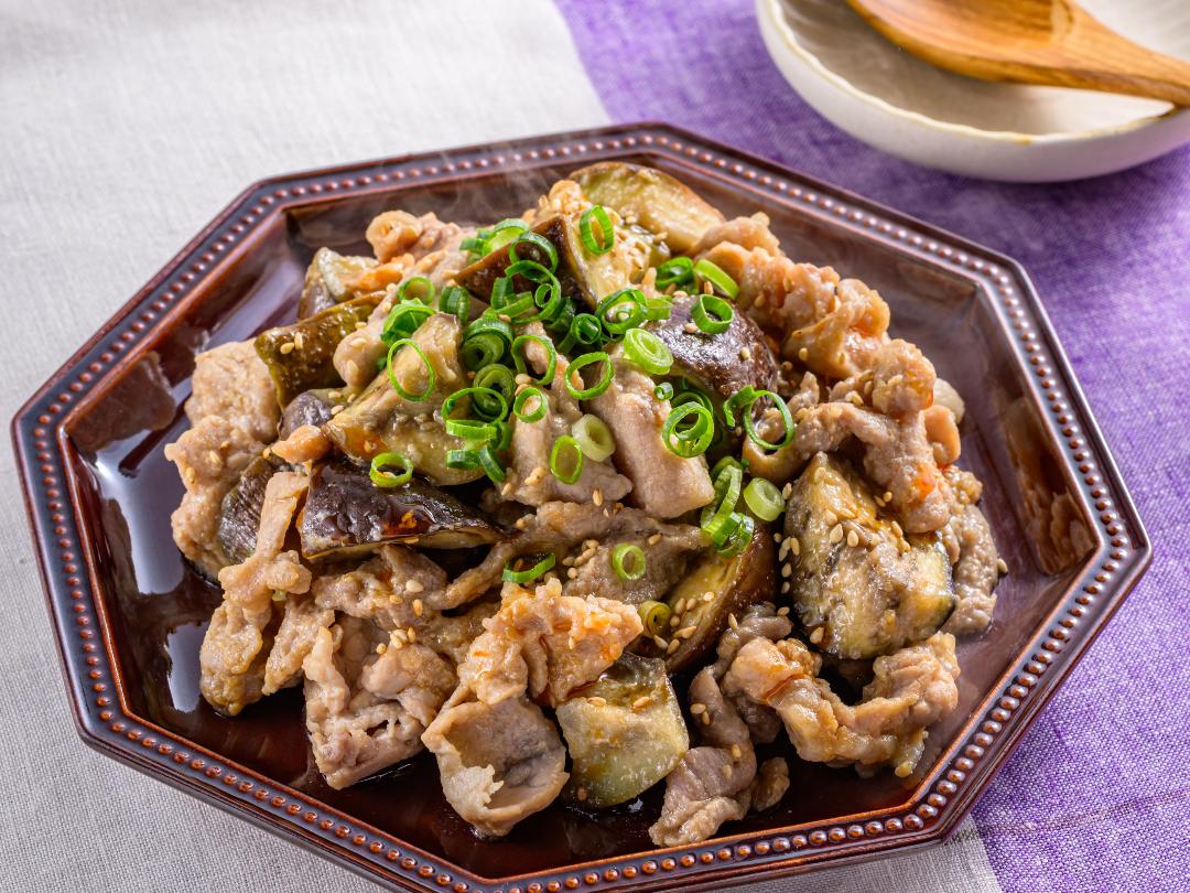 柔らか豚バラ肉ととろとろ茄子の味噌炒めレシピTikTok