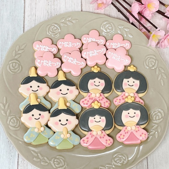 ひな祭りアイシングクッキーワークショップイベント長町住宅展示場「緑と風のガーデン」