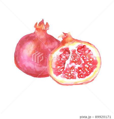 カリフォル柘榴断面の写真素材98021070- PIXTA