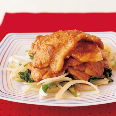 なすの肉みそ炒め うちのごはん使用