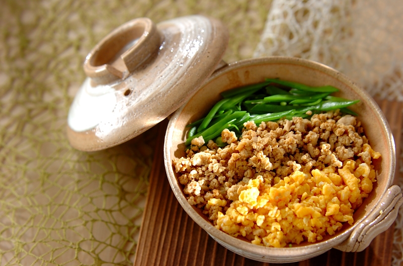 包丁いらずで時短調理！ 豆腐そぼろ丼