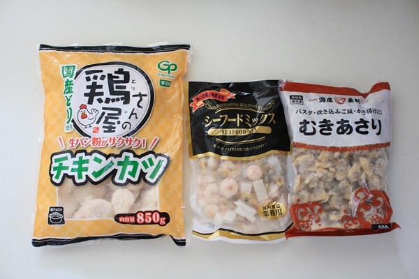 業務スーパー 冷凍シーフードミックスを比較する＋韓国のりmegreo