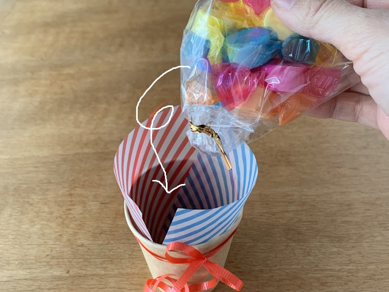 お菓子ブーケの作り方♡