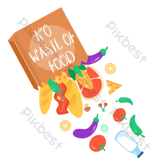 フードロス問題 の無料イラストgreen illust