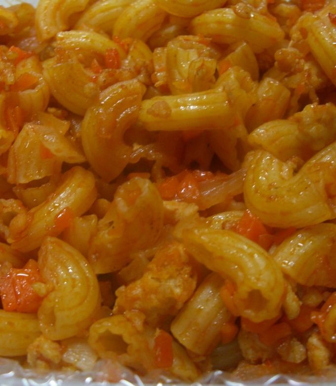 お弁当のおかずにおすすめ♪ マカロニのケチャップ炒め
