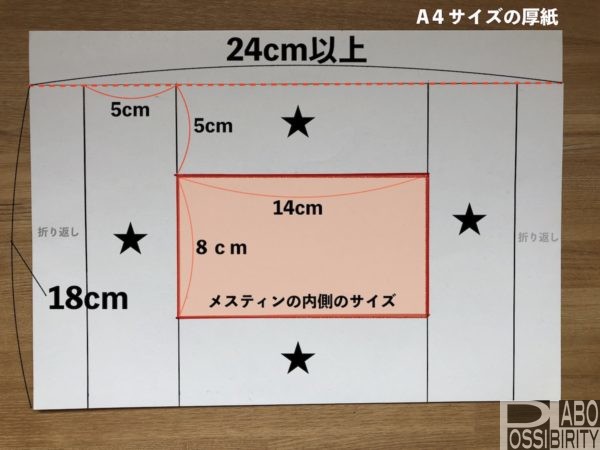クッキングシートを使った手作りのスクエア型 角型