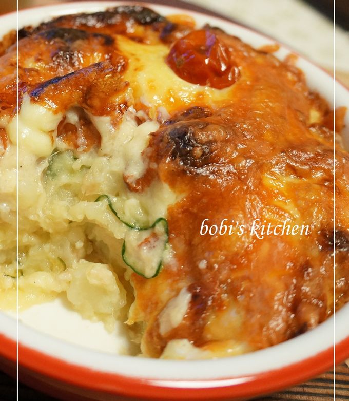 ポテトサラダが大活躍！ポテサラママレードパングラタン