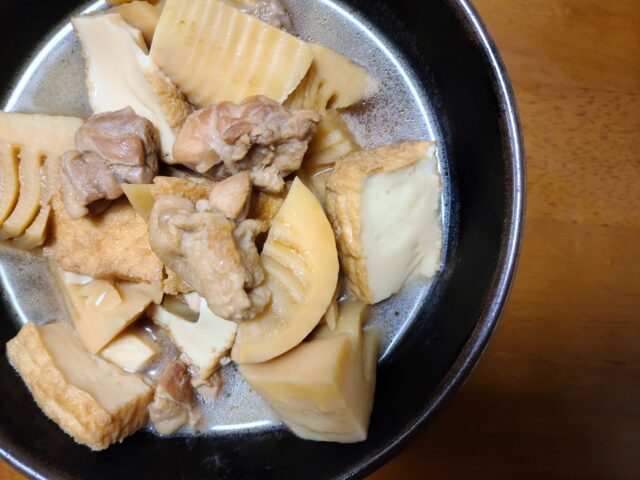 ご飯が進む絶品おかず 豚ひき肉とたけのこのおかか甘辛♪