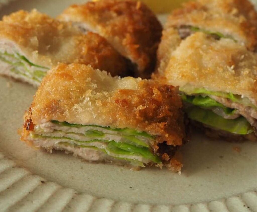 少ない油でサクッとジューシー 豚ロースのミルフィーユカツ