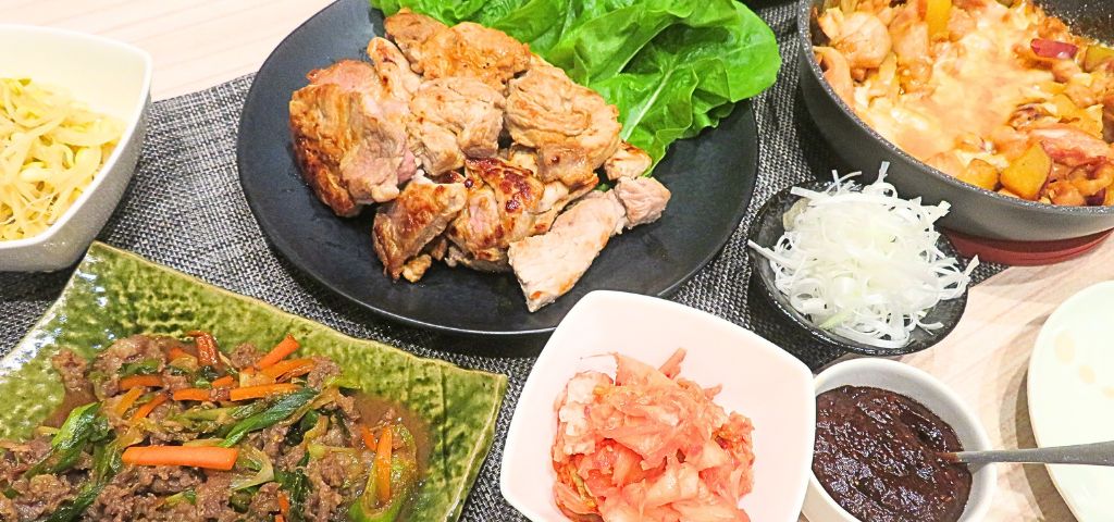 サムギョプサル献立TikTok