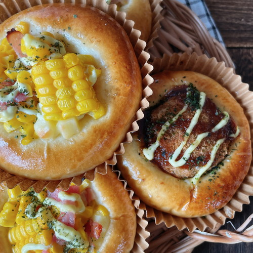 生地作りはホームベーカリー形成簡単ちぎり惣菜パン