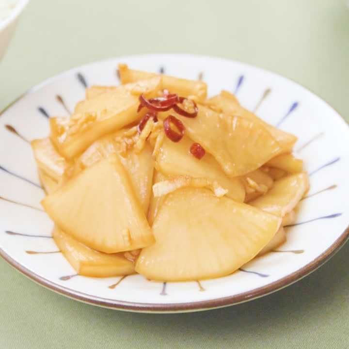 大根の昆布酢漬け大根の漬物レシピ