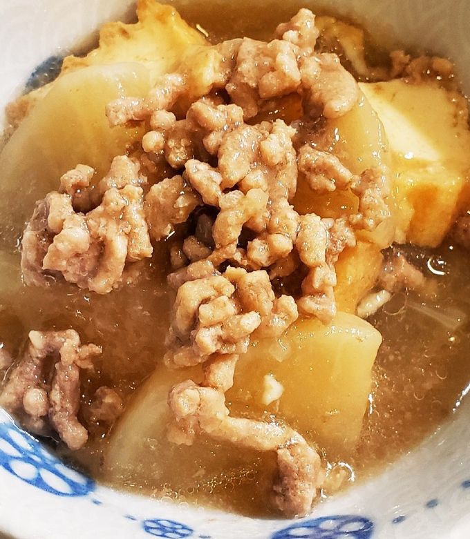 焼き厚揚げの肉あんかけ 副菜