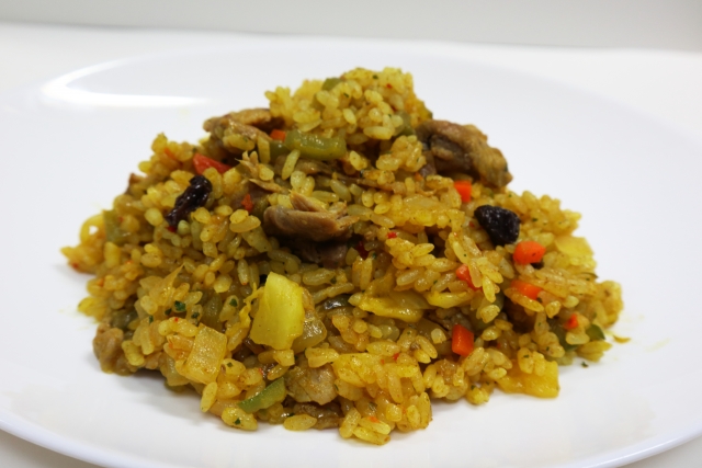 ミックスベジタブルのバターライス