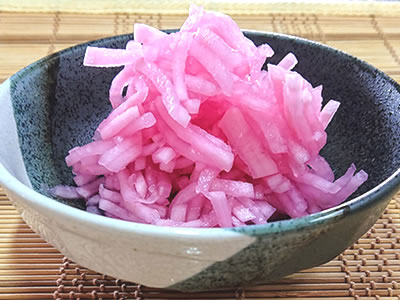 大根の甘酢漬