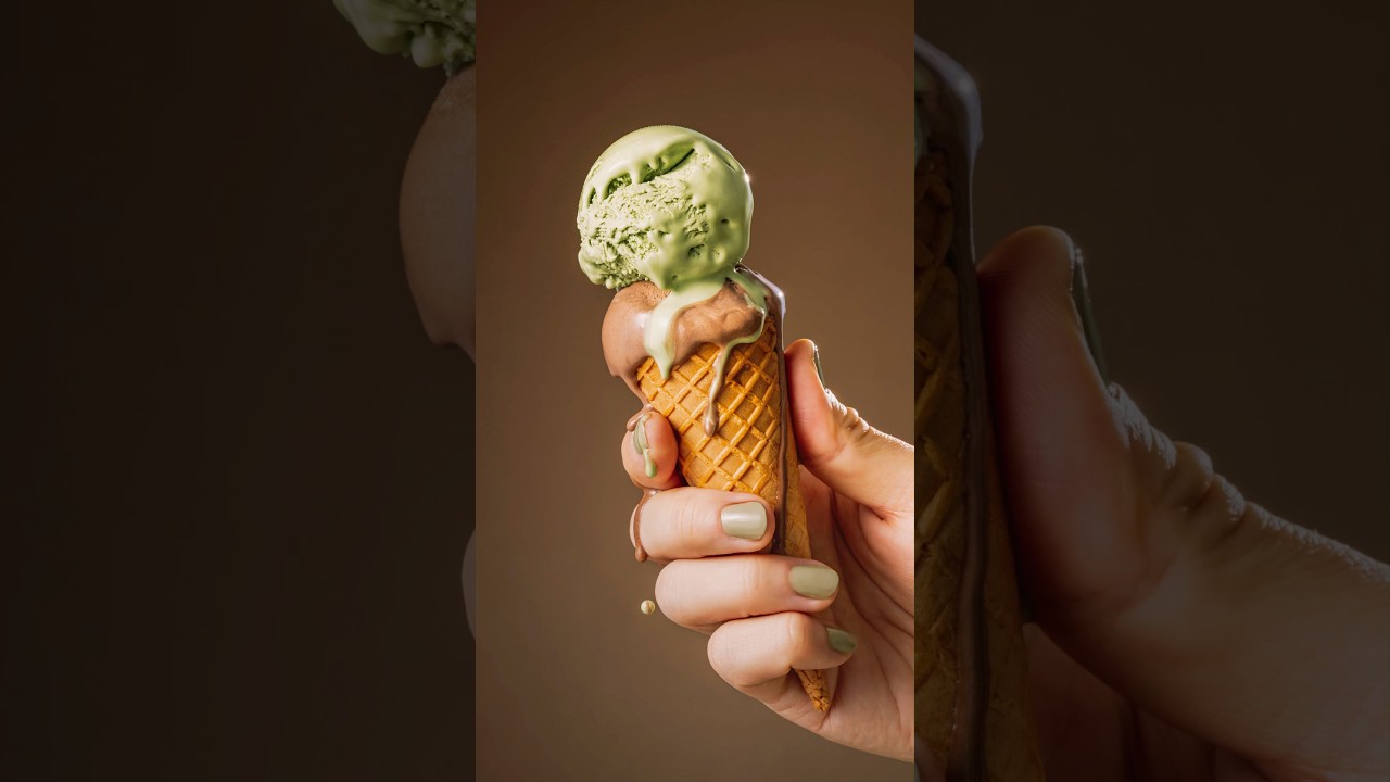 アイスクリームを撮る : おいしい料理写真の撮り方
