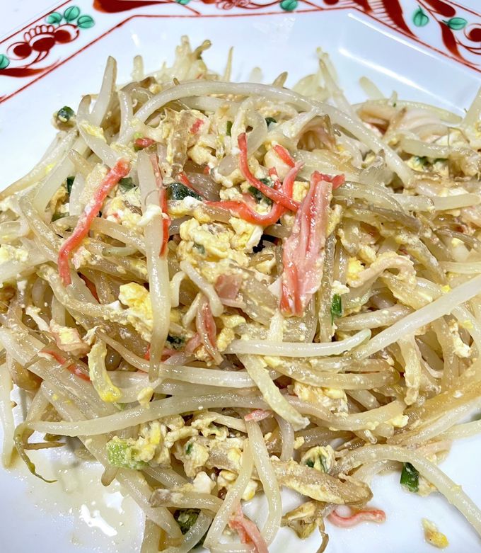 もやしとカニカマのオイスター卵炒め 今日の一品 やまさん!@料理提案家