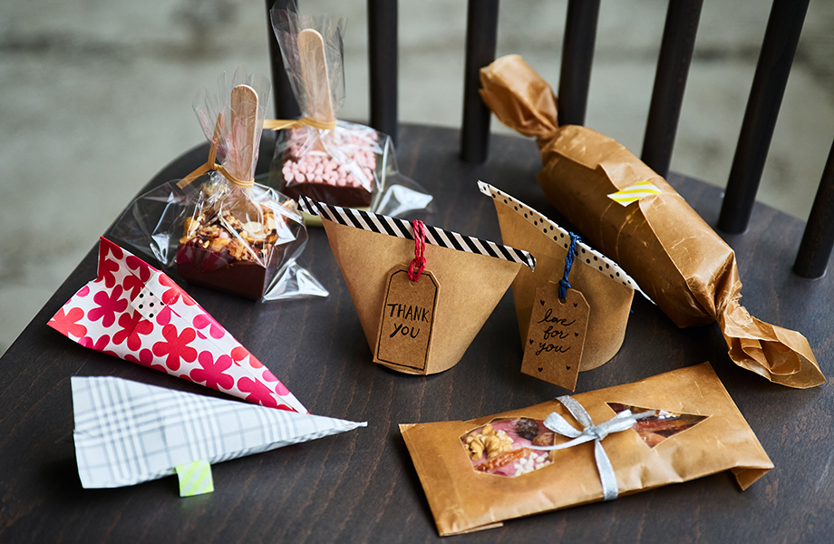 ボンボンショコラのラッピングラッピングcotta＊コッタ