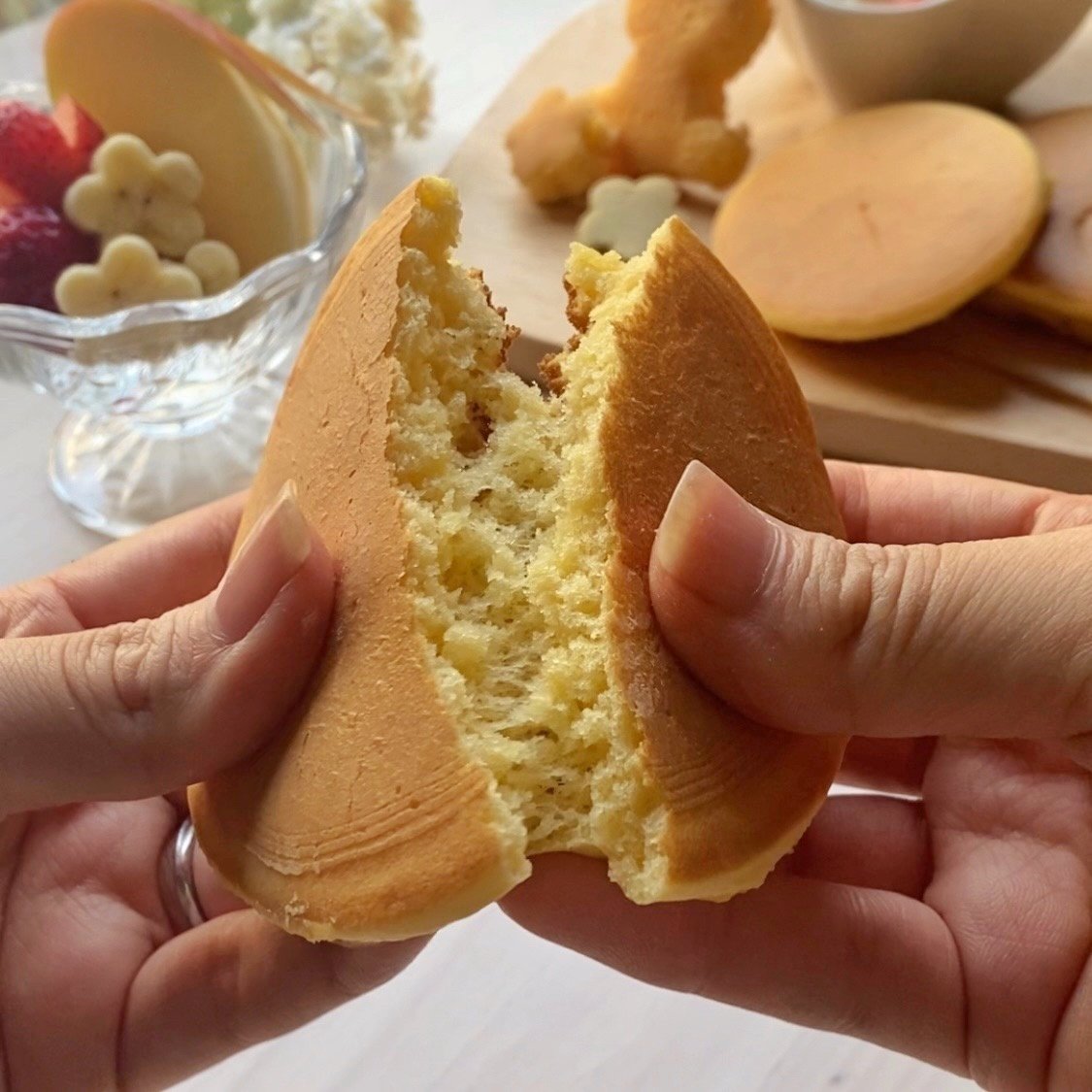 米粉の豆乳パンケーキHAKOMEKO