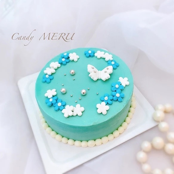 誕生日アイシングクッキープリンセス 青 紫 女の子 かわいい プレゼント 推し活お誕生日オーダーアイシングクッキー専門店 ブルードロワ