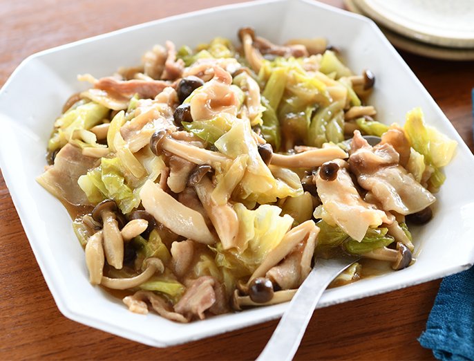 キャベツの豚肉巻き蒸し