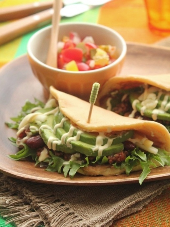 メキシカンチキンブリトーの簡単レシピ