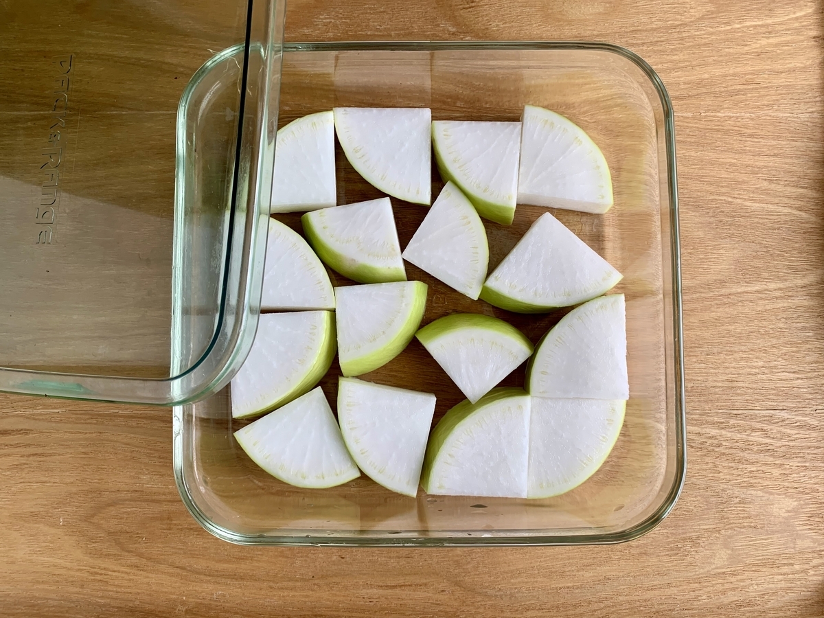 レンジで簡単！大根の煮物