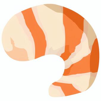 ホワイトタイガーとブラックタイガー スマホに貼れるサイズの1コマステッカー むきえびとらえびストア