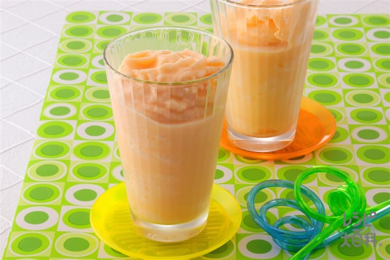 生ハムと冷凍メロン