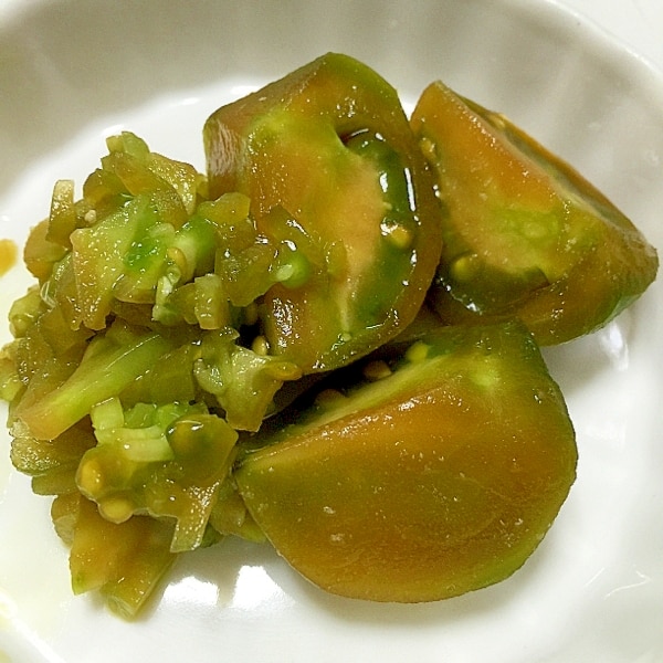 セミドライトマトのオイル漬け