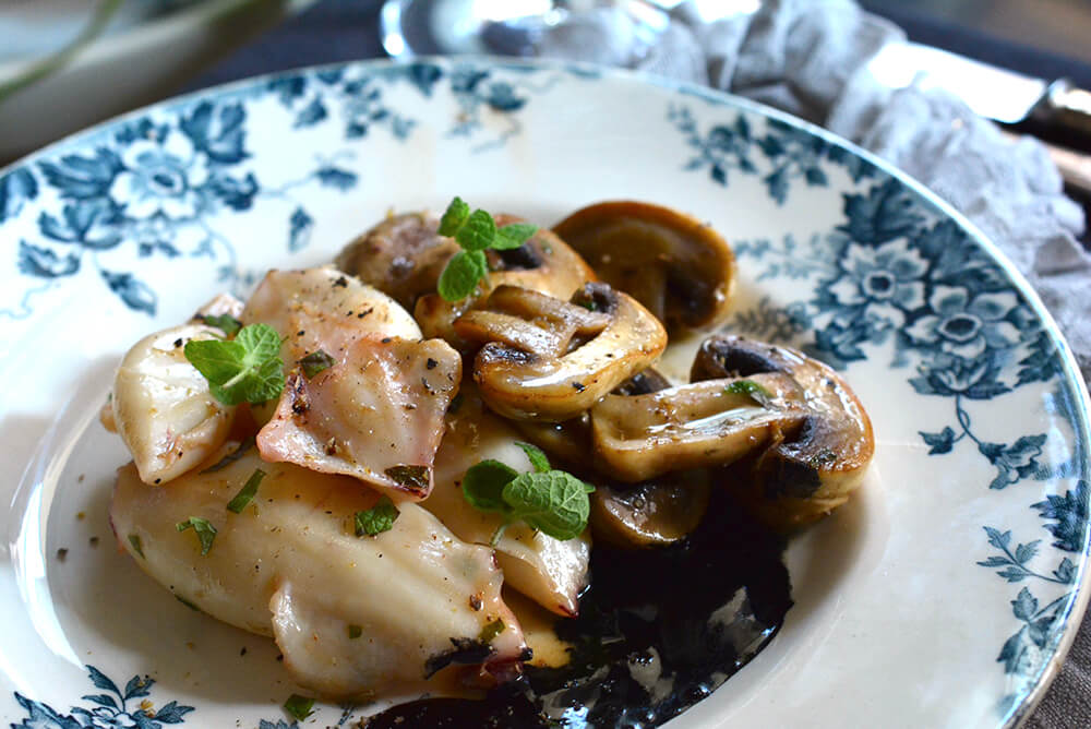 ヤリイカのバター醤油炒め♡