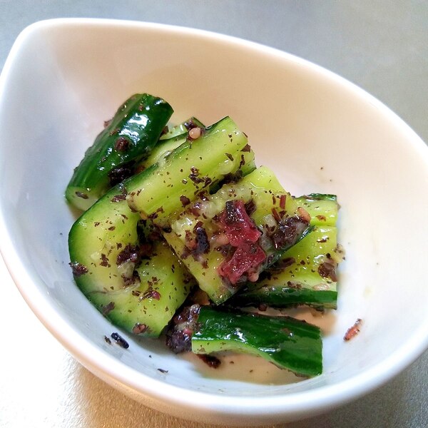 きゅうりの梅しそパリパリ棒