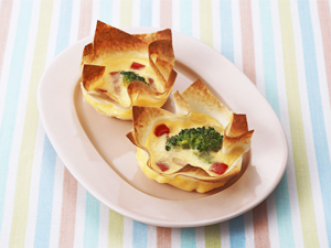 春巻きの皮でオシャレガレット風