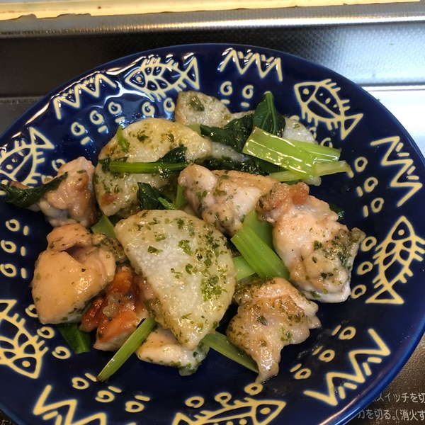 無敵のおかず！鶏肉と長芋のてりやきガーリック