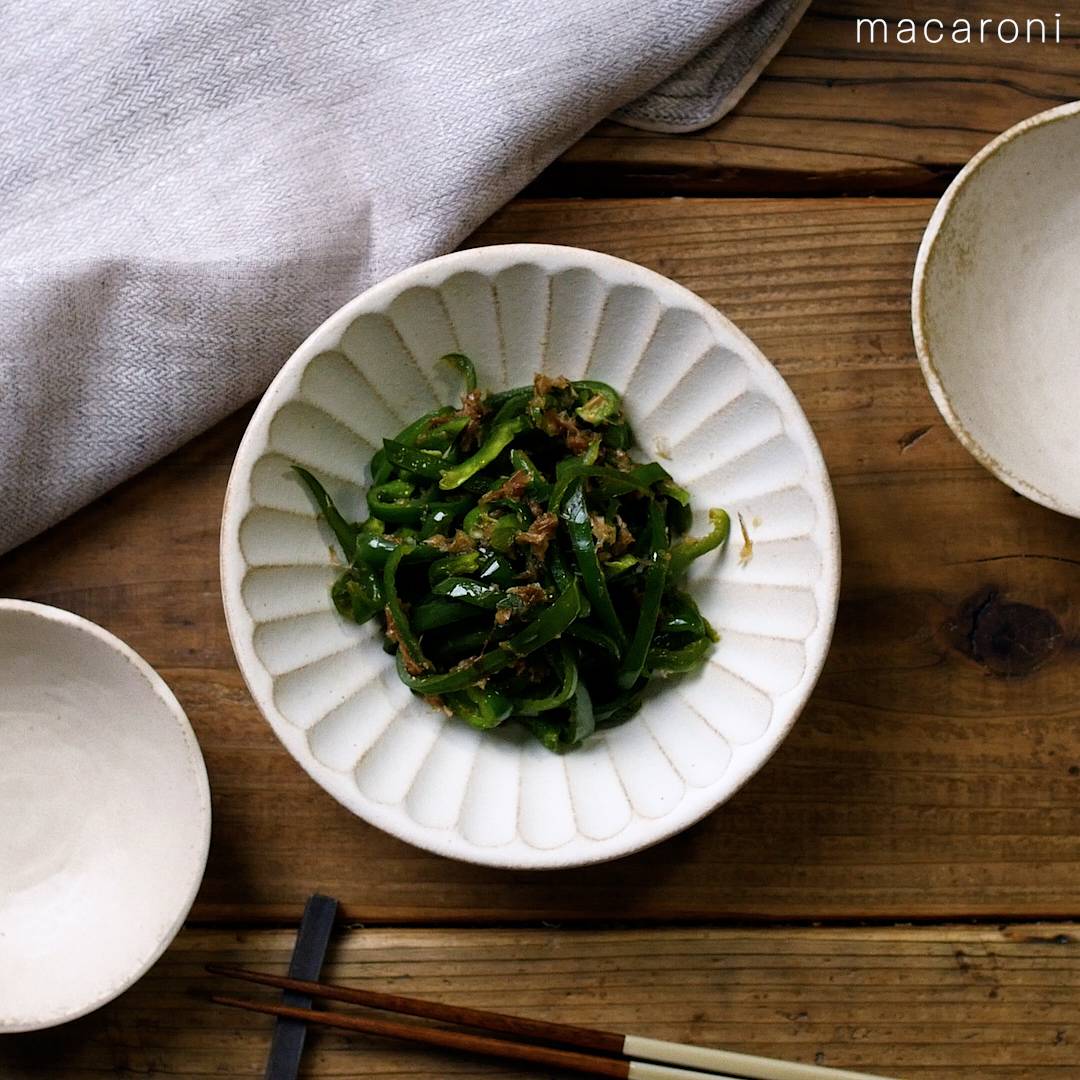 ピーマンのおかか炒め奥薗壽子のなべかまぺえじ