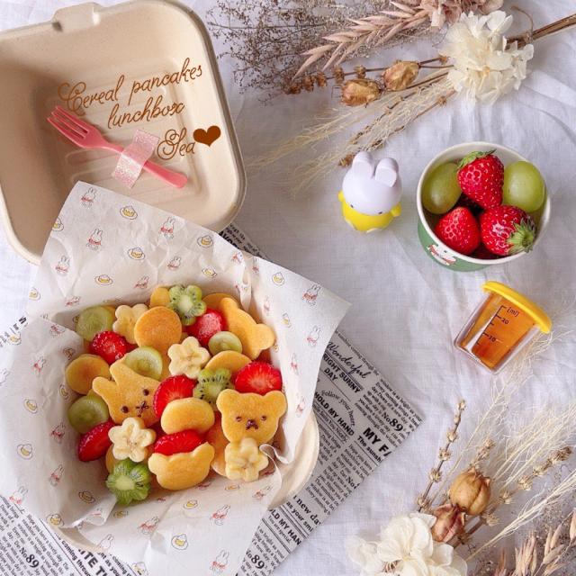 土曜弁当 なので遊び心でホットケーキ弁当 : Quality of Life by JUNA Powered by ライブドアブログ