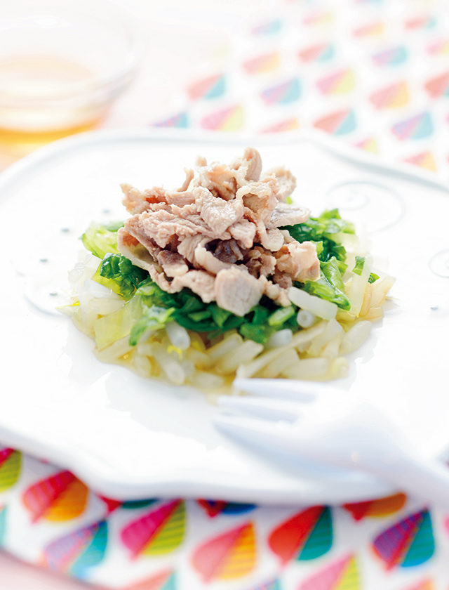 豚巻き野菜 作り方・レシピ 離乳食後期9～11ヶ月ごろたまひよ