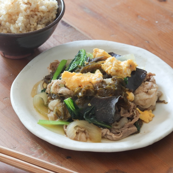 中国菜 木须肉 キクラゲと卵の炒めもの: *あみの中国語ブログ*