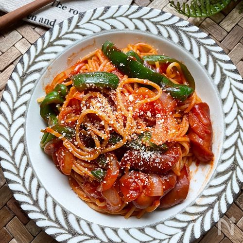 レンジで完成★お弁当用のちょっとだけナポリタン