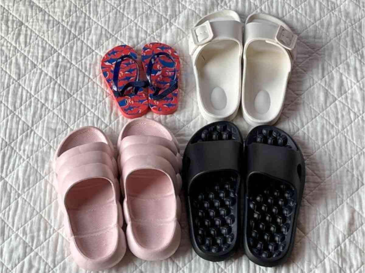 百円図鑑季 セリア ビーチサンダル ナンバー Mサイズ