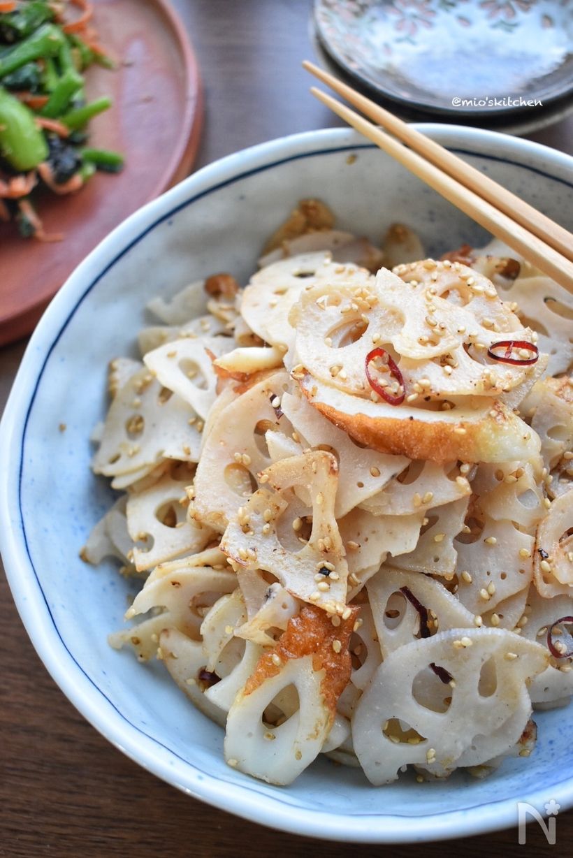 れんこんとにんじんの簡単きんぴら