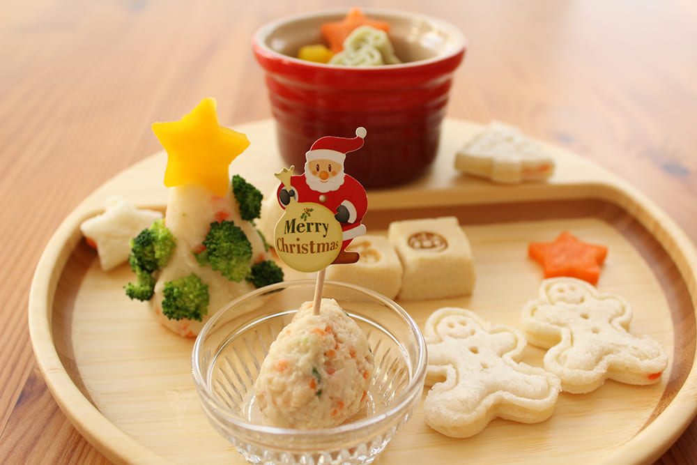 クリスマスサラダの盛り付け方！おしゃれかわいく盛るテクニック