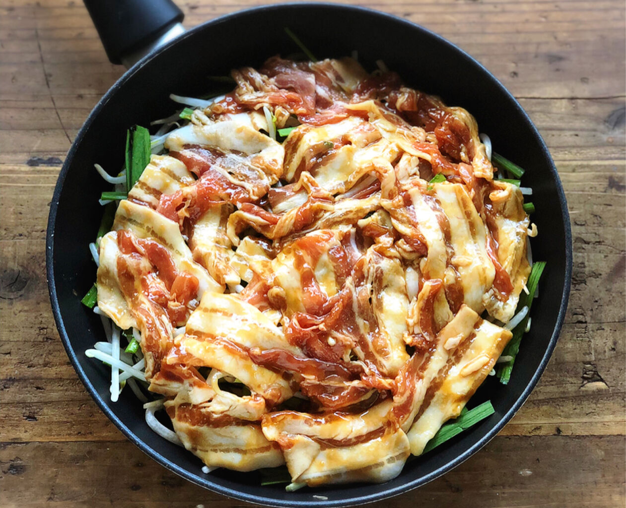 フライパン蒸しどり