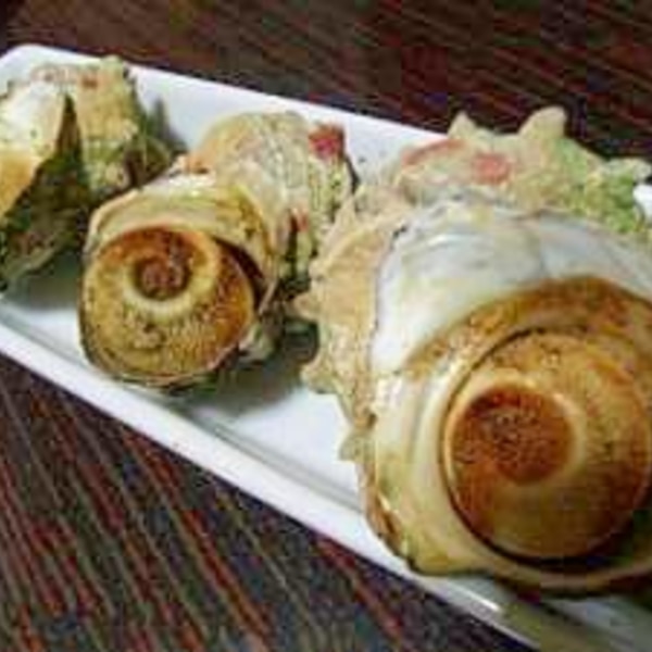 トースターで サザエのつぼ焼きクラシル