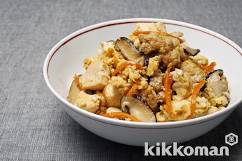 豆腐と卵のふわふわだしあんかけ