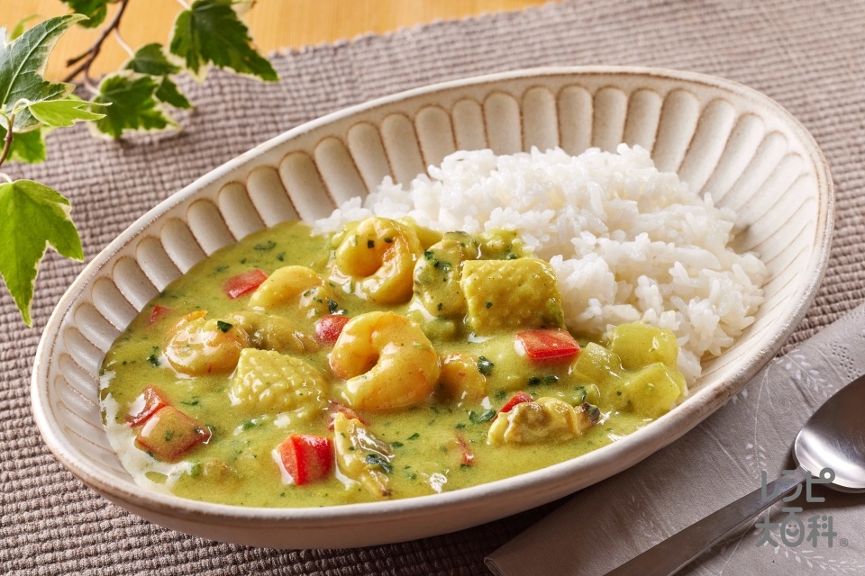 シーフードカレー炊き込みご飯