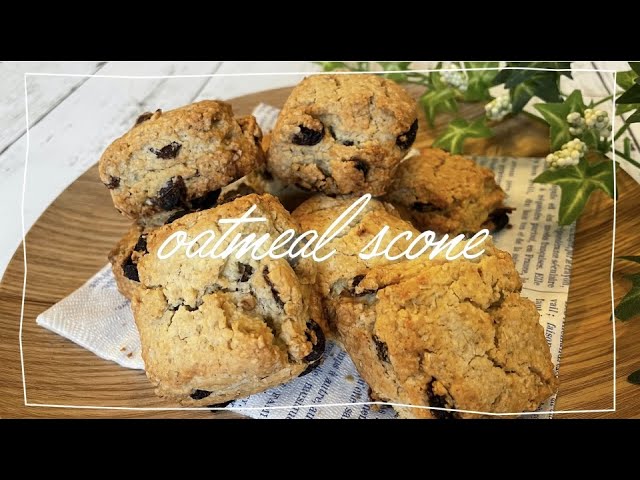 ヘルシー＆ヴィーガン♡オートミールスコーン