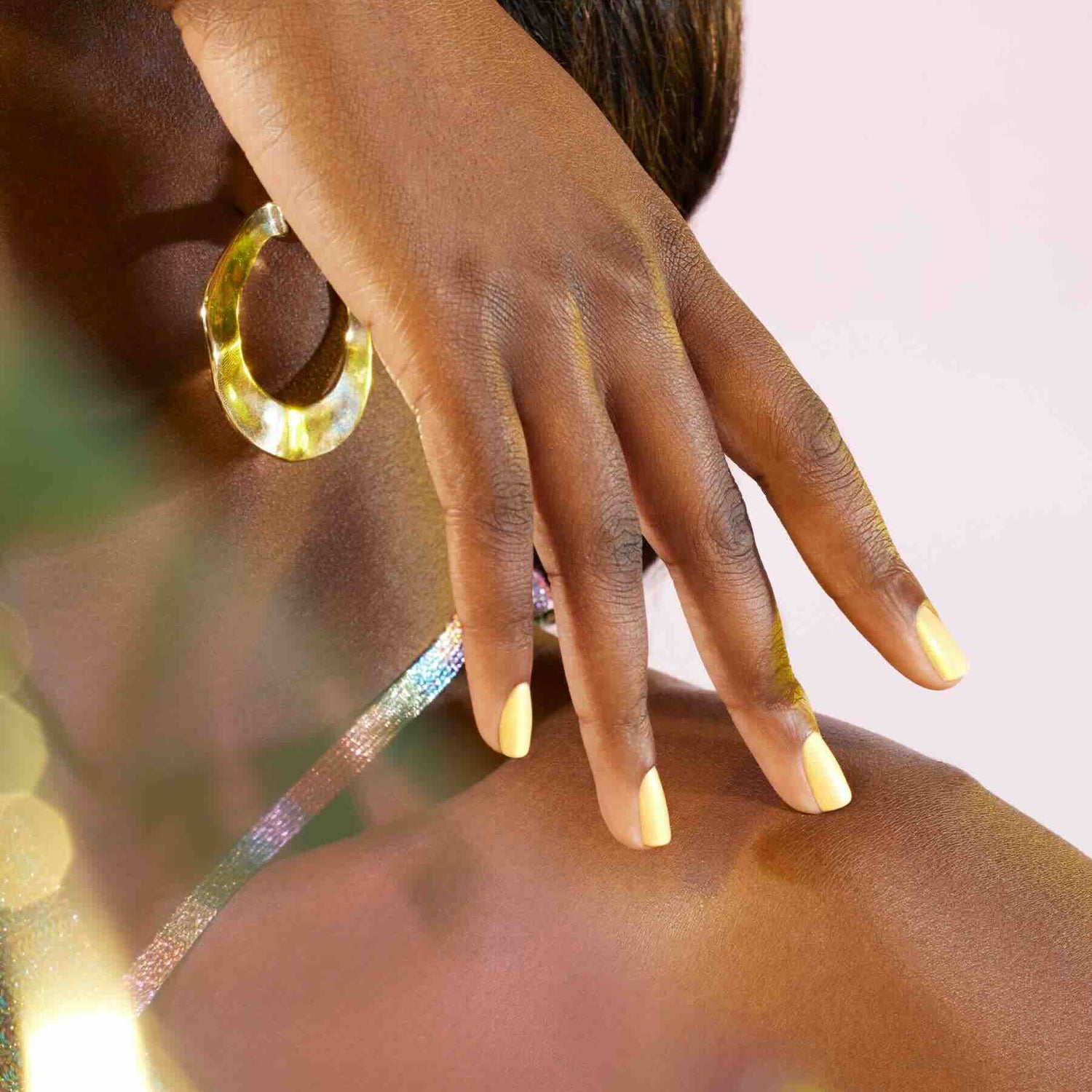 レトロ喫茶レモネード ネイルチップ レモン 果物ネイル 夏ネイル ニュアンス