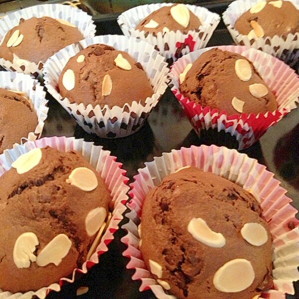 チョコチップカップケーキ