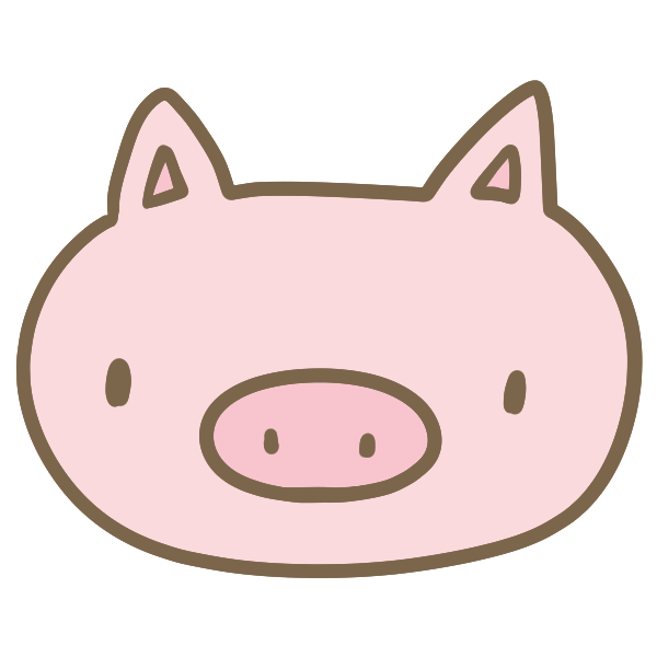 眉毛があるように見える豚の顔 - No: 2754365写真素材なら「写真AC」無料 フリー ダウンロードOK